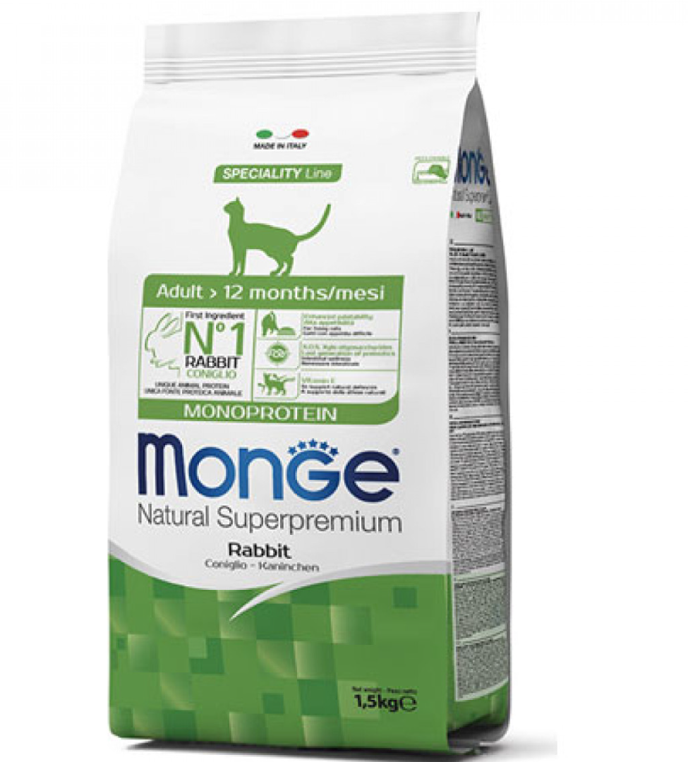 Monge Cat - Natural Superpremium - Adult - 1.5 kg
