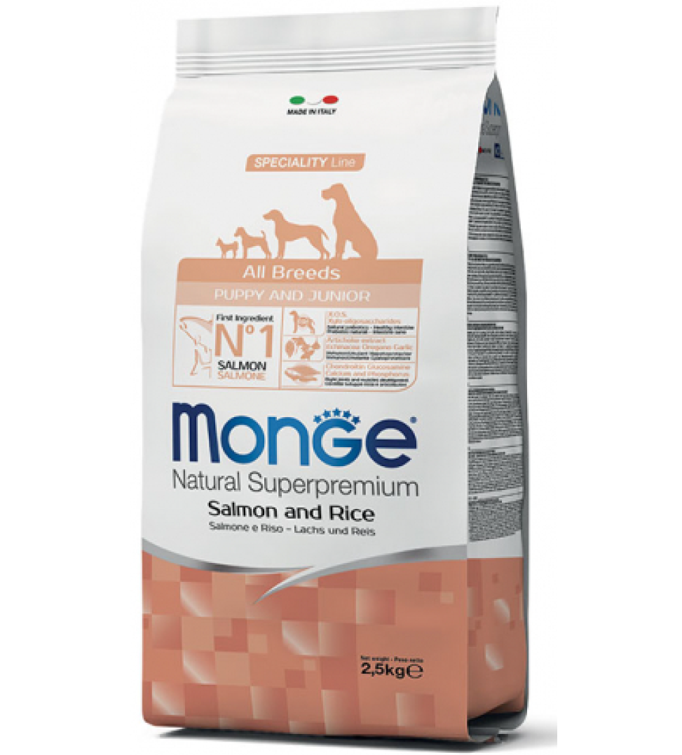 Monge - Natural Superpremium - Mini Puppy&Junior - 2.5 kg