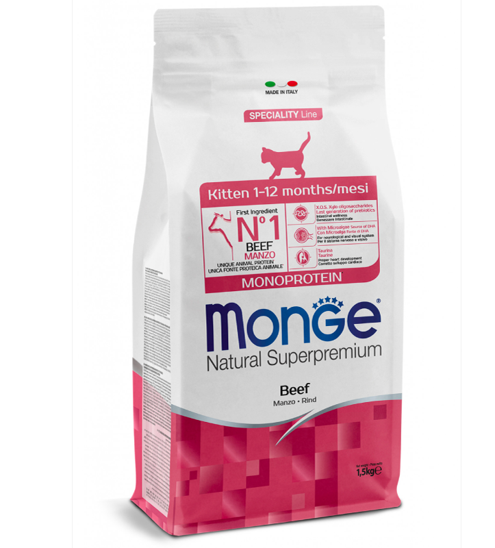 Monge Cat - Natural Superpremium - Kitten - 1.5 kg