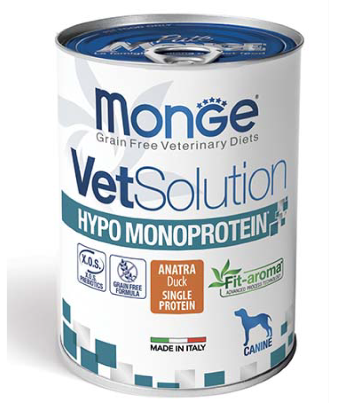 Monge - VetSolution Canine - Hypo Monoprotein - 400gr