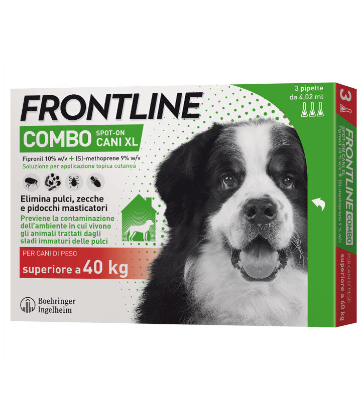 Frontline - Combo  - Da 40 a 60 kg - 3 pipette - SCAD. 30/06/2026
