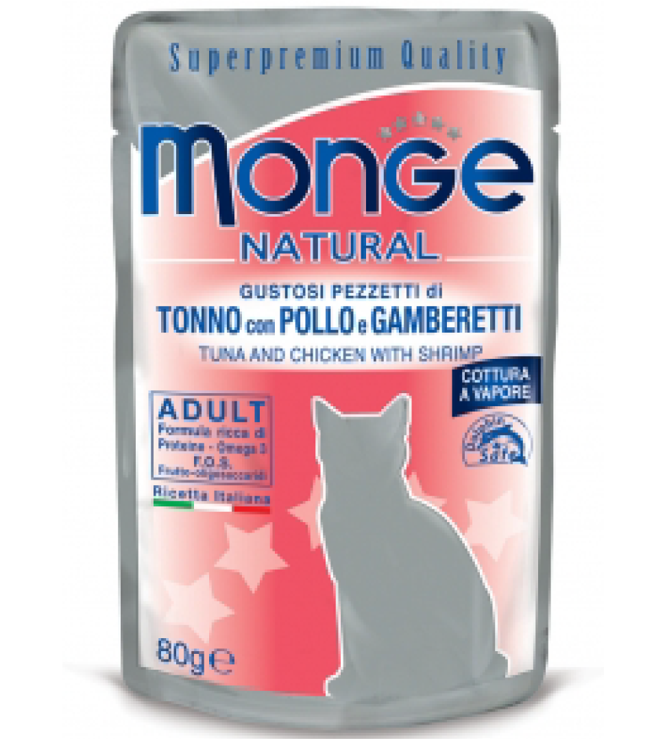 Monge Cat - Superpremium Quality - Natural - Adult - 80gr