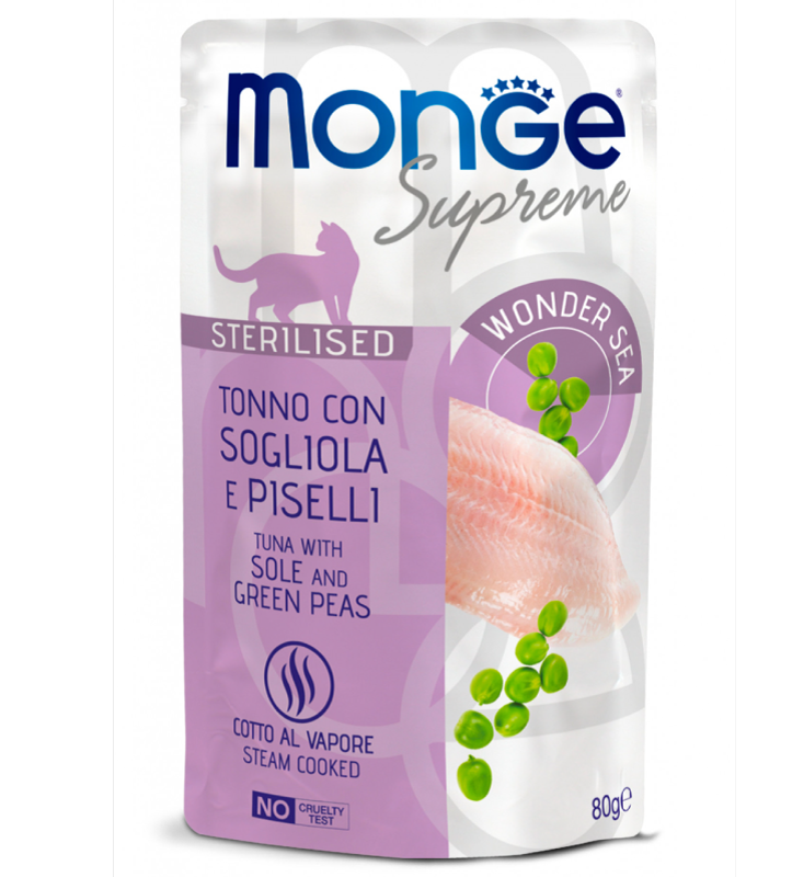 Monge Cat - Supreme Buste - Sterilizzato - 80gr