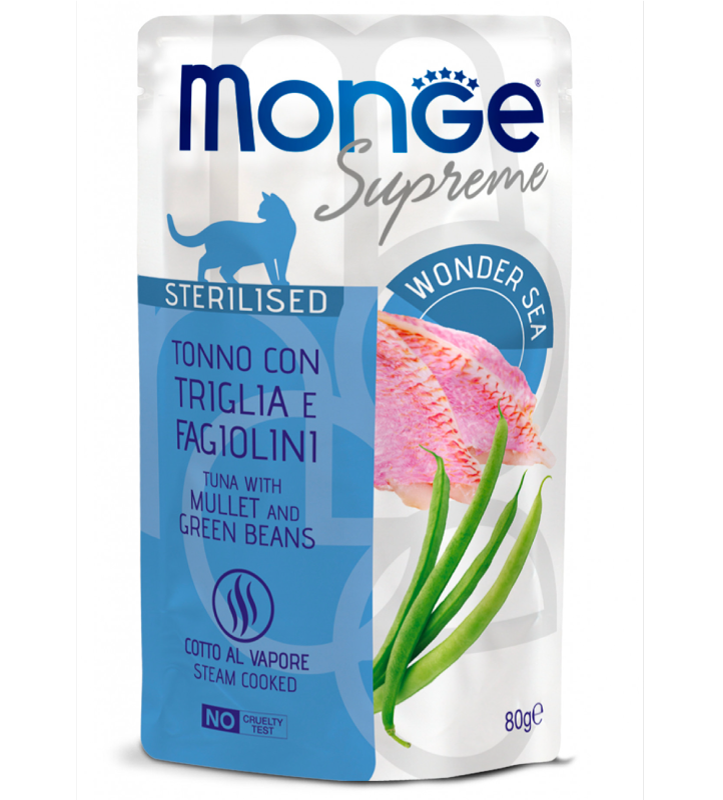 Monge Cat - Supreme Buste - Sterilizzato - 80gr