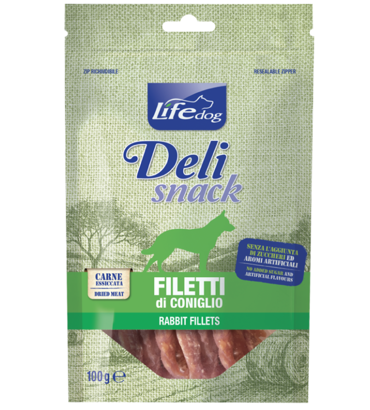 LifeDog - Deli Snack - Filetti Essiccati - 100gr