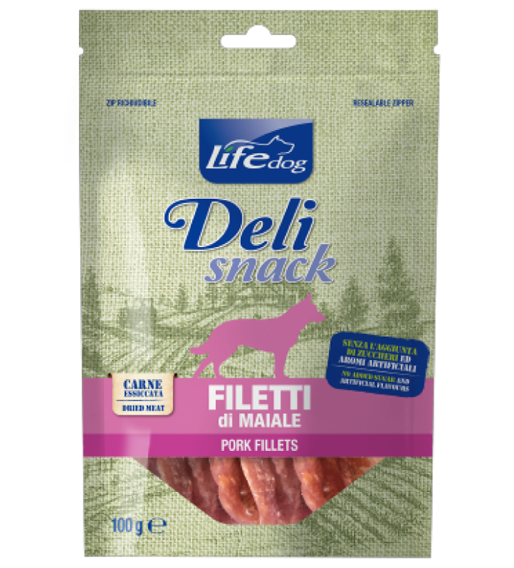 LifeDog - Deli Snack - Filetti Essiccati - 80gr