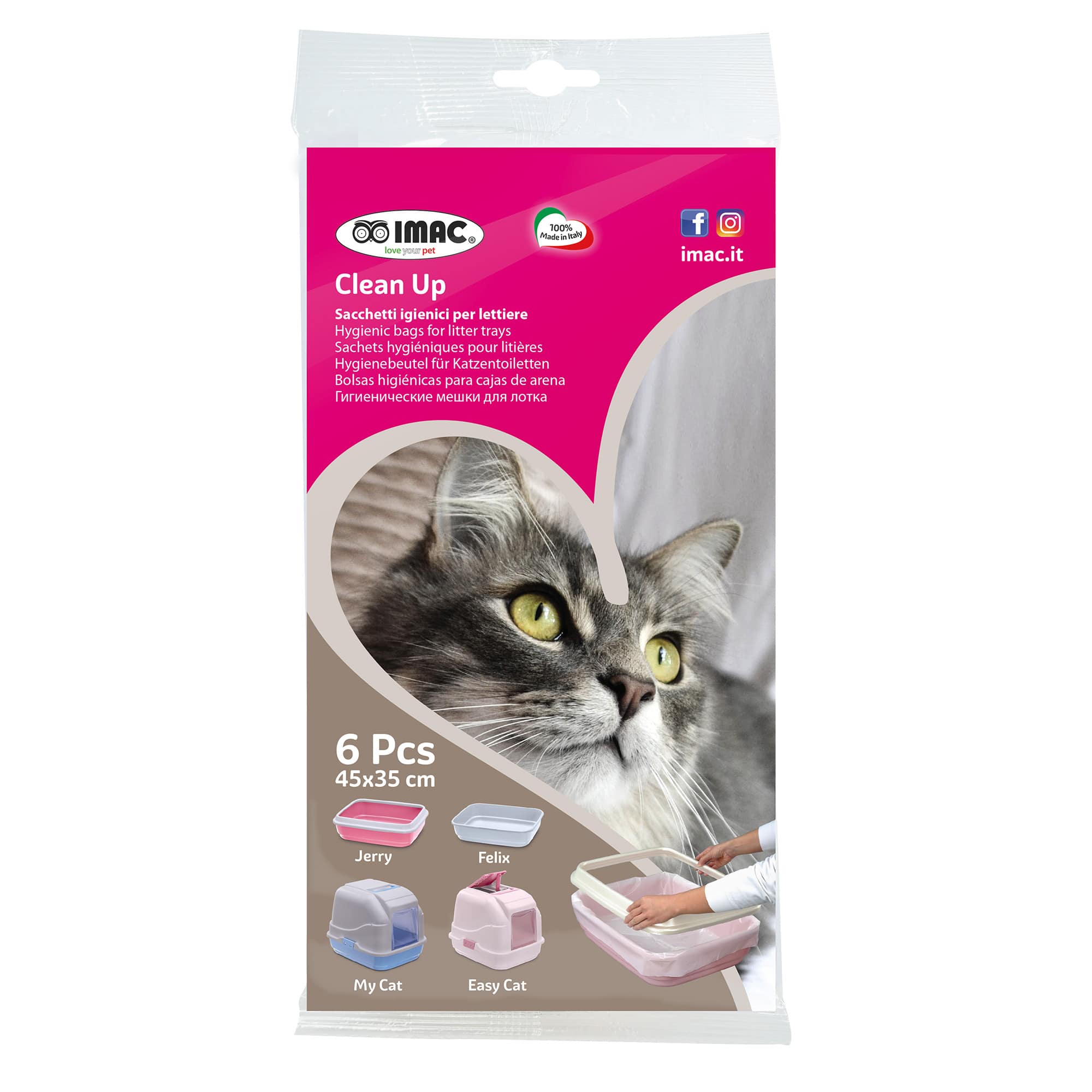 Imac - Sacchetti Igienici Clean Up per Cassette Igieniche