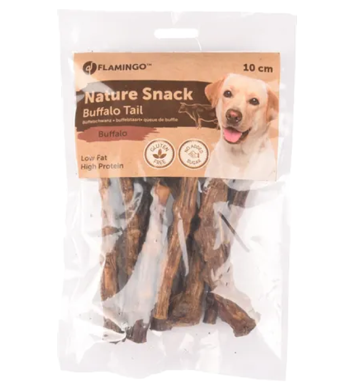 Flamingo - Nature Snack - Coda di Bufalo - 10cm 100gr