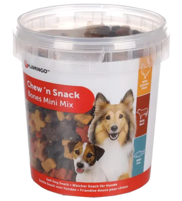 Flamingo - Chew'n Snack - Secchiellini - 500gr