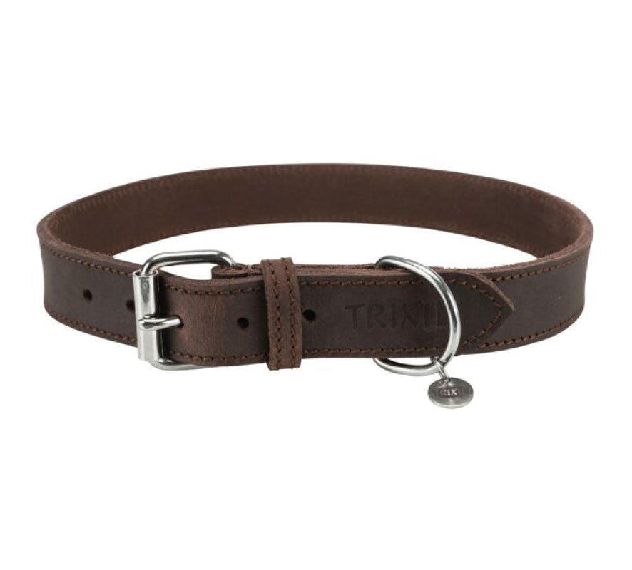 Trixie - Collare Rustic - In Pelle Morbida - L/XL