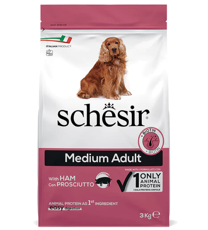 Schesir Dog - Monoprotein - Medium Adult -  3kg