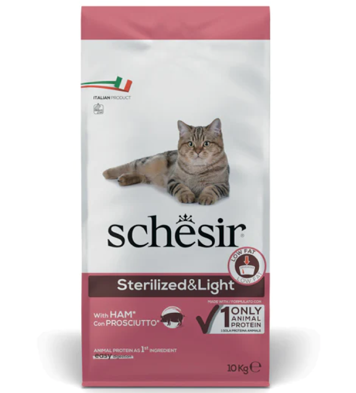 Schesir Cat - Sterilized & Light - 10 kg