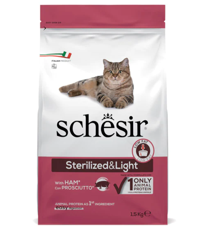 Schesir Cat - Sterilized & Light - 1.5 kg