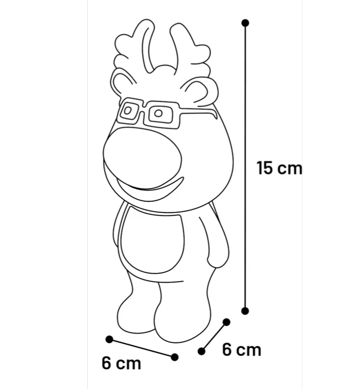 Flamingo - Alce di Natale in Lattice