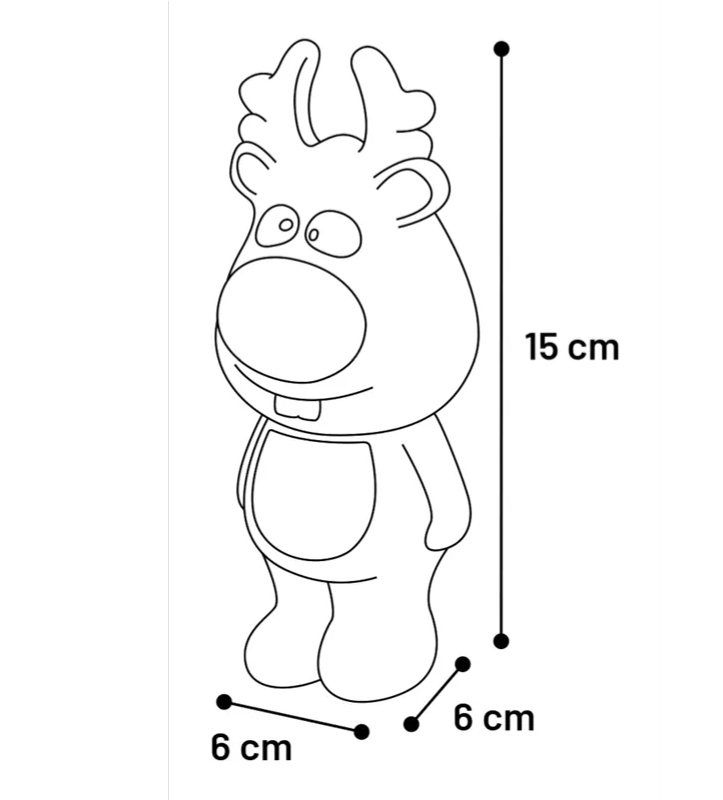 Flamingo - Alce di Natale in Lattice