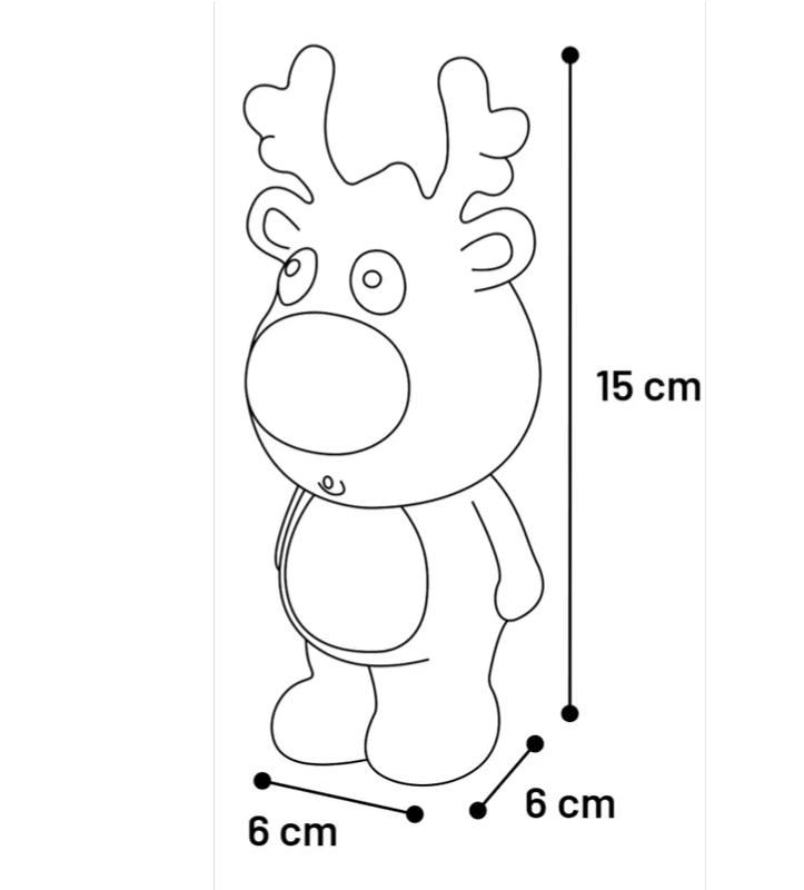 Flamingo - Alce di Natale in Lattice