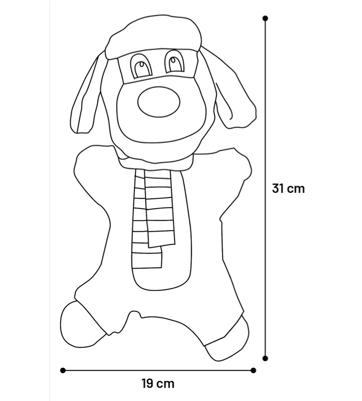 Flamingo - Peluche - Pinguino Nero - 31cm