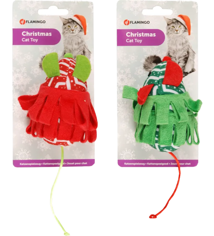 Flamingo - Topolino Natalizio - 10cm