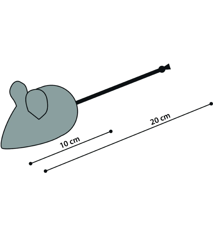 Flamingo - Topolino Natalizio - 10cm
