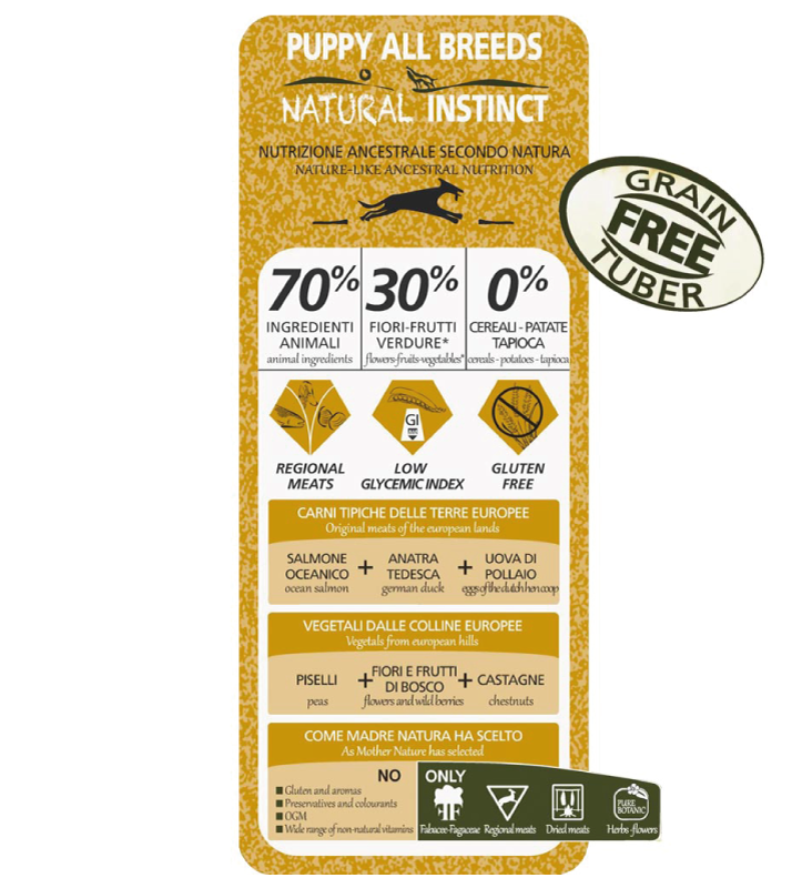 Gheda - Dog&Dog - Wild - All Breeds - Puppy Natural Instinct - 12kg