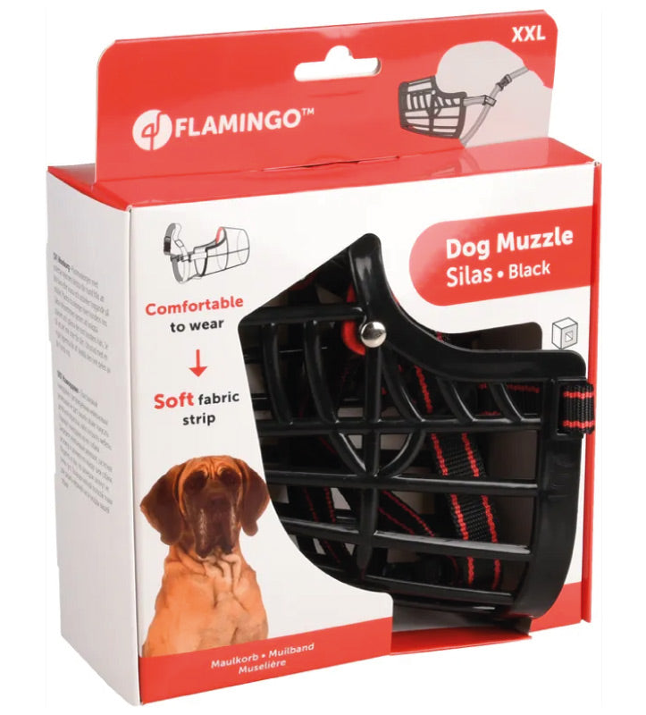 Flamingo - Museruola in Plastica - XXL