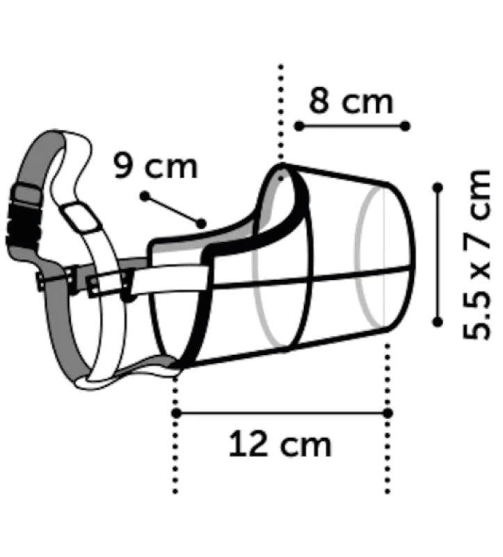 Flamingo - Museruola in Plastica - L