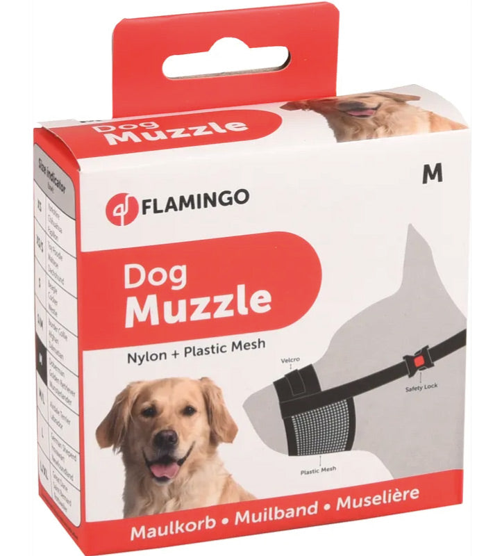 Flamingo - Museruola in Poliestere - Inserti in Rete - L