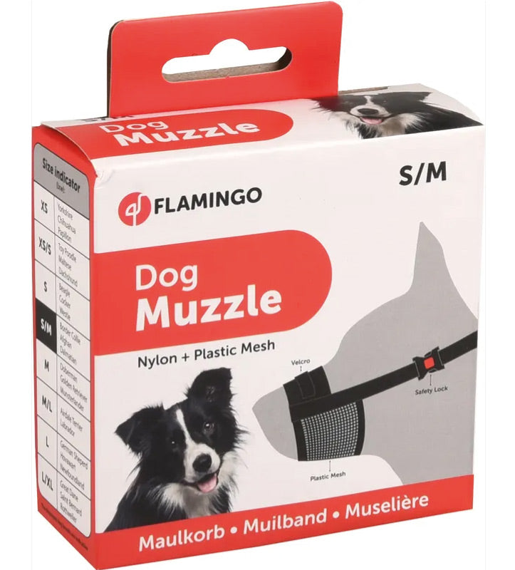 Flamingo - Museruola in Poliestere - Inserti in Rete - M