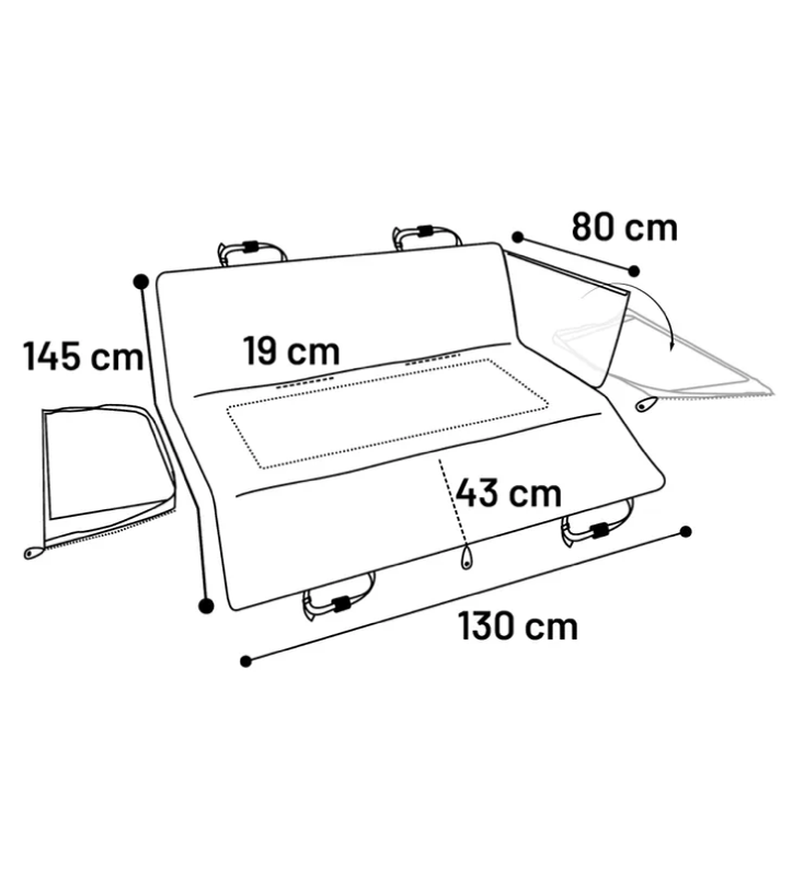 Flamingo - Coprisedile Divisibile Logi