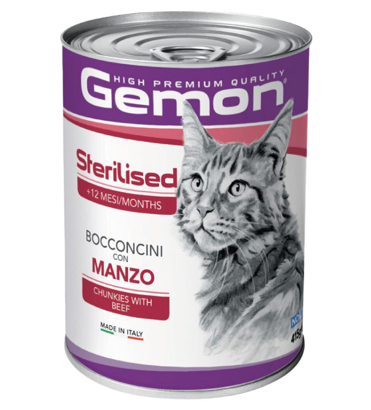 Gemon Cat - Bocconi - 415g x 24 lattine