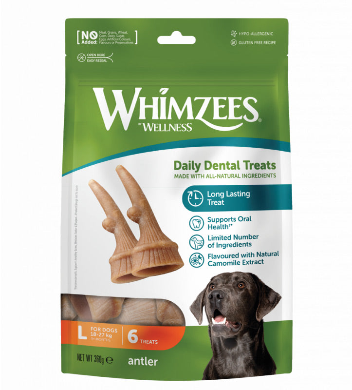 Whimzees - Snack Dentale Vegetale - Corno di Cervo