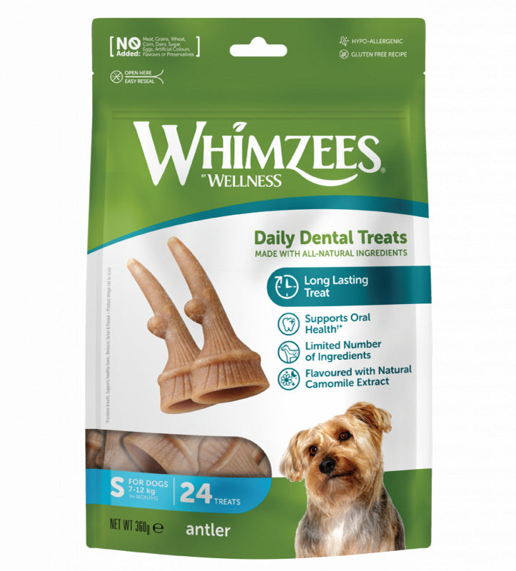 Whimzees - Snack Dentale Vegetale - Corno di Cervo