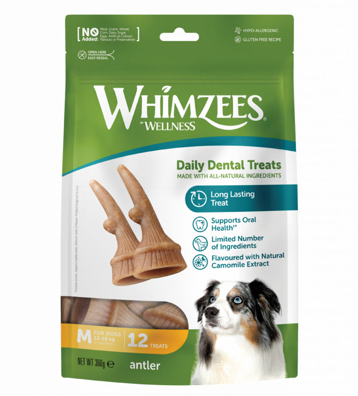 Whimzees - Snack Dentale Vegetale - Corno di Cervo