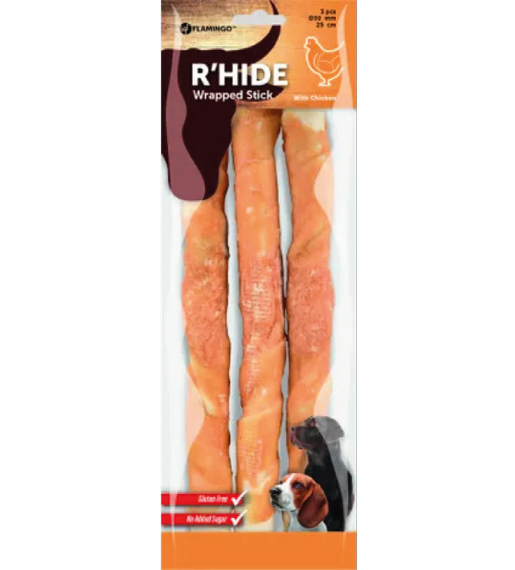 Flamingo - R'Hide - Bastoncini con Pollo arrotolato - 25cm - 240gr