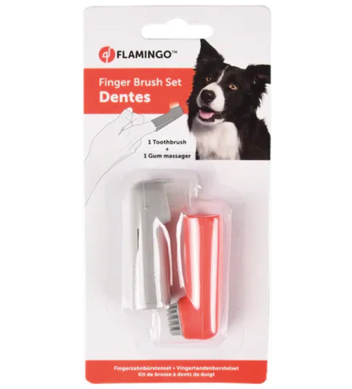Flamingo - Spazzolino Denti da dito