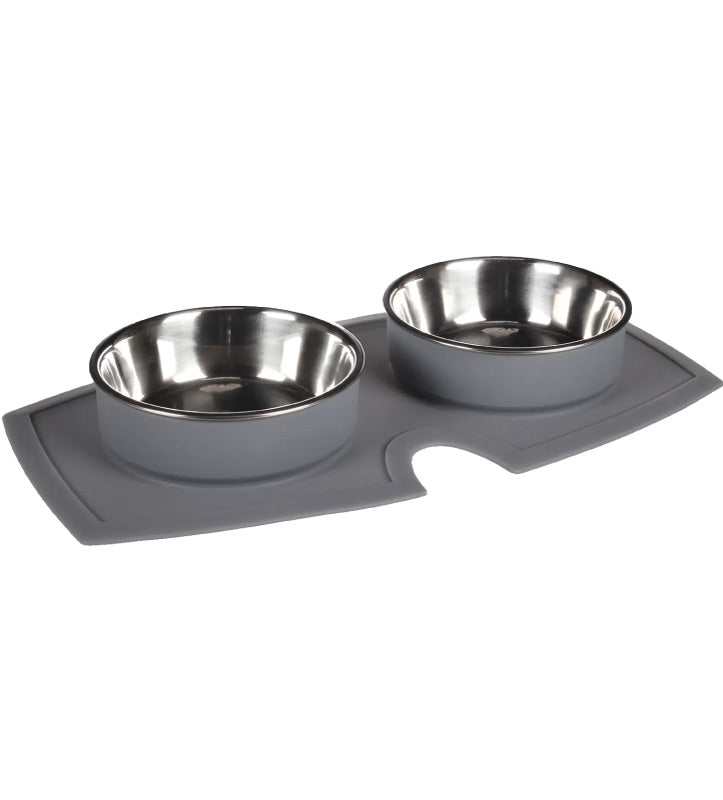 Flamingo - Set Ciotole con Sottociotola - 2x210ml