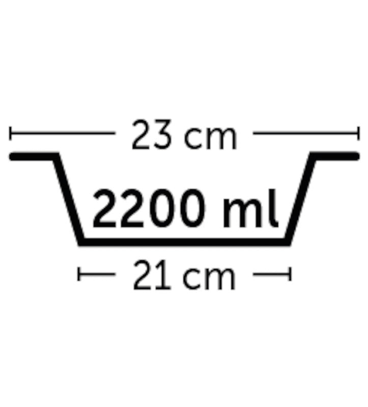 Flamingo - Ciotola Acciaio Inox Kena - 2.2L
