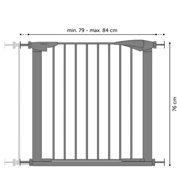 Flamingo - Cancelletto Salus - Metallo