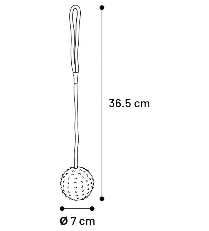 Flamingo - Palla con Corda - 36.5cm/ø 7 cm