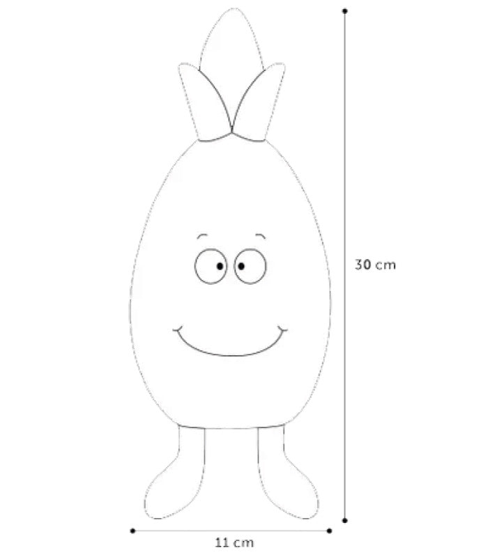 Flamingo - Peluche Fruity - Ananas - 30cm