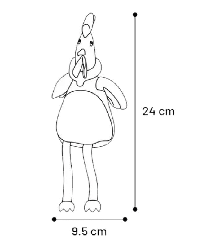 Flamingo - Peluche - Pollo Macy - 24cm