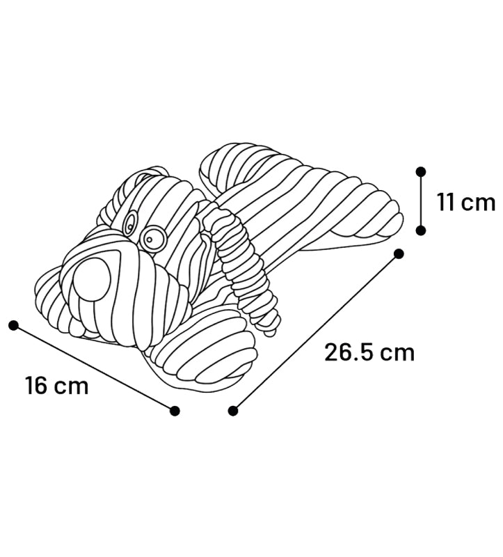 Flamingo - Peluche - Cane Cherwa - 26.5cm