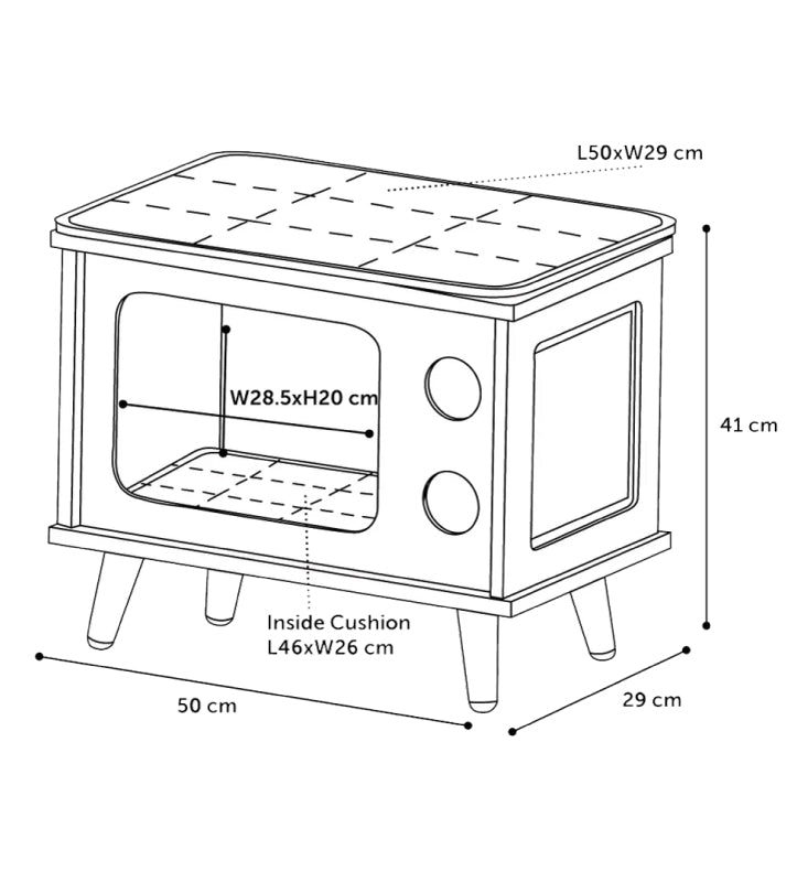 Flamingo - Cuccia per Gatti - Mobile TV