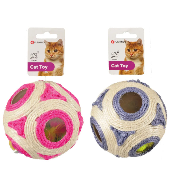 Flamingo - Palla in Sisal - ∅ 12 cm