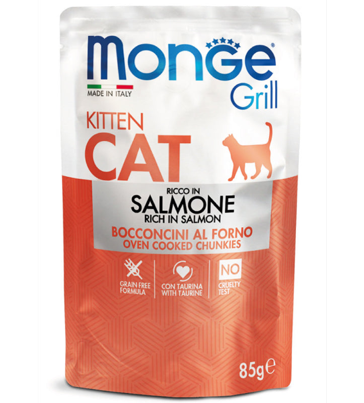 Monge Cat - Grill - Kitten - Salmone - 85gr