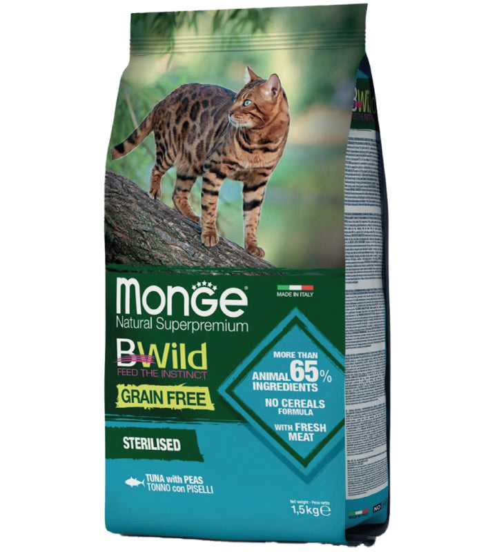 Monge - BWild Cat - Grain Free - Sterilizzato - Tonno - 1.5 kg