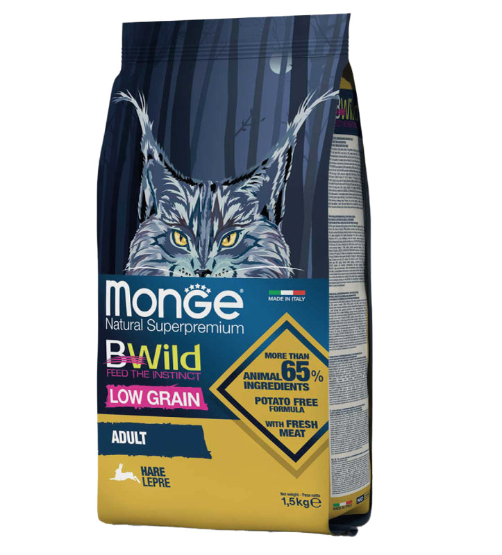 Monge - BWild Cat - Low Grain - Adult - 1.5 kg