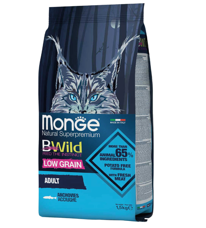 Monge - BWild Cat - Low Grain - Adult - 1.5 kg