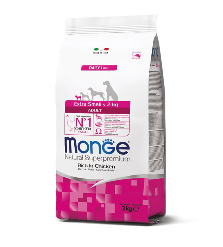 Monge - Natural Superpremium - Extra Small - Adult - Pollo - 3kg