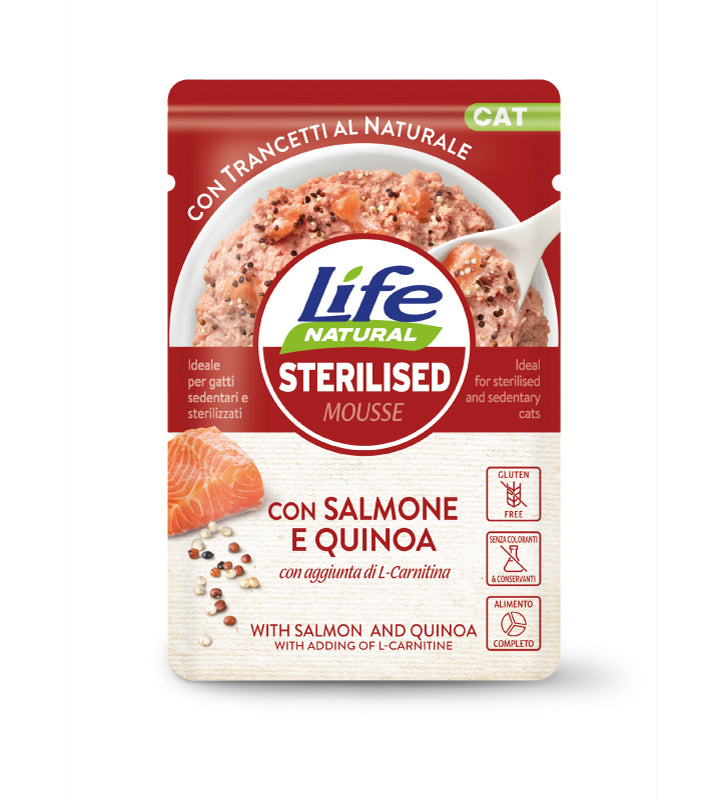 Life Cat - Natural - Mousse - Sterilised - 70gr